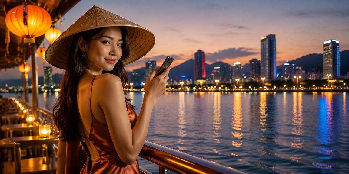 Người dùng Đà Nẵng chơi casino di động với nón lá truyền thống